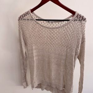 Garage, Cream long sleeved top. Very comfortable. Loose fit.